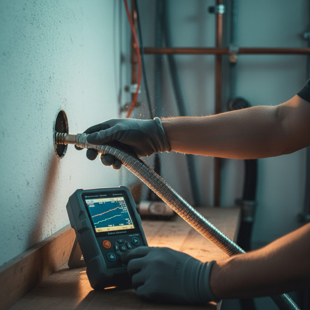 Dichtheitsprüfung von Abgasanlagen von Krauß Rauchfangkehrer im Bezirk Deutschlandsberg